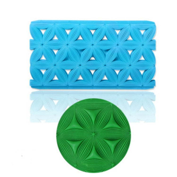 2 cái khuôn làm bánh fondant hình trái tim, họa tiết kim cương, kẻ sọc, khuôn in dấu Quyi cầu vượt