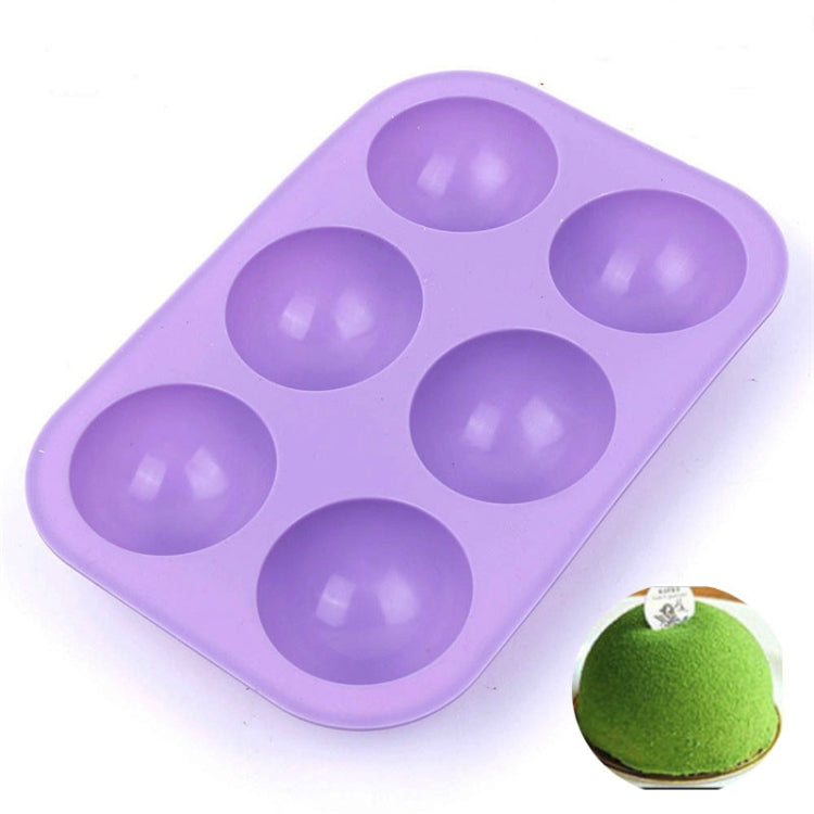 2 cái khuôn bánh silicone hình bán nguyệt nhỏ đều 6 phần, khuôn thạch nến thơm, hình bán nguyệt nhỏ