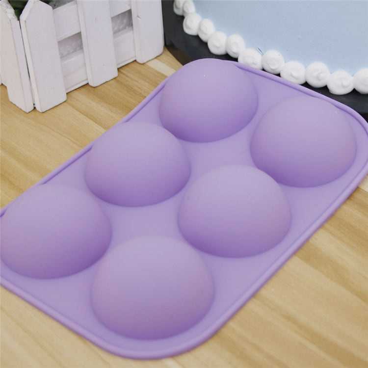 2 cái khuôn bánh silicone hình bán nguyệt nhỏ đều 6 phần, khuôn thạch nến thơm, hình bán nguyệt nhỏ