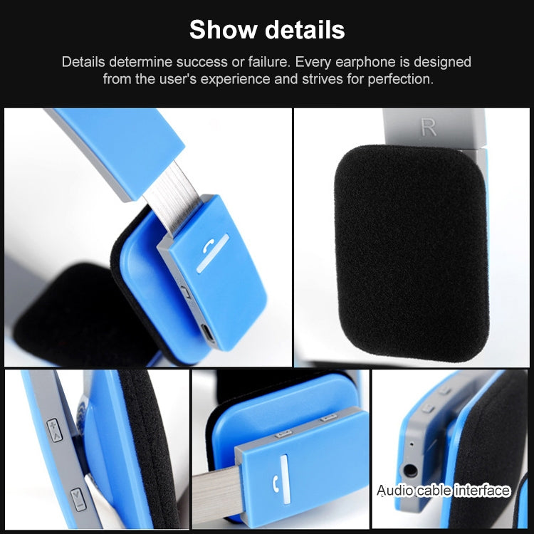 Tai nghe Bluetooth stereo không dây thông minh AEC BQ618 có mic, hỗ trợ 3.5mm cho điện thoại / máy tính bảng / PSP