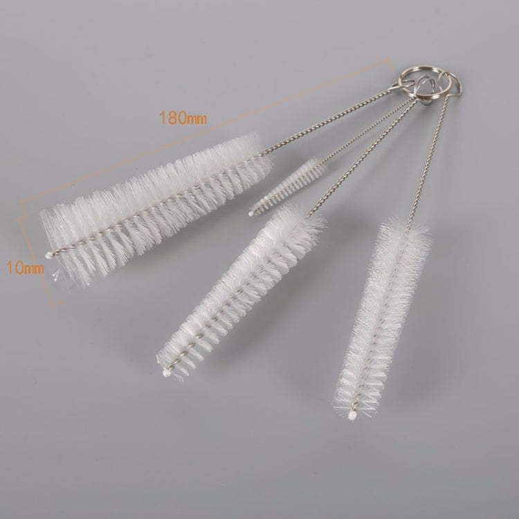 Bộ 2 bàn chải cọ ống hút bằng thép không gỉ, bàn chải cọ ống hút