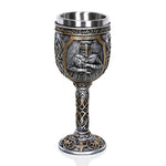 Cốc bia cà phê đầu lâu Viking 3D, cốc đầu lâu, cốc bia rượu trang trí bằng thép không gỉ cho nam, cốc chén