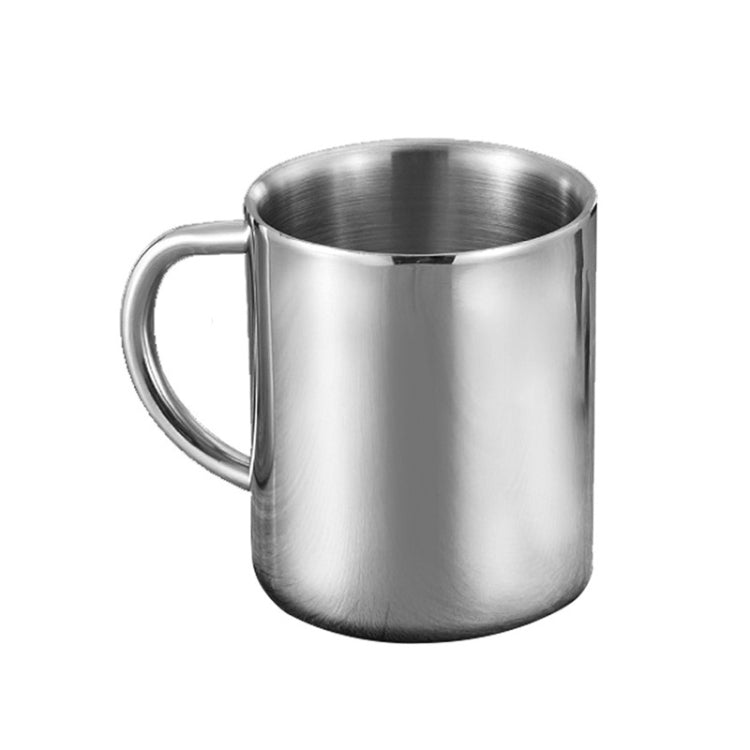 Cốc cà phê thép không gỉ hai lớp, cốc giữ nhiệt di động, cốc du lịch, cốc cà phê, cốc sữa trà, cốc bia, cốc nước văn phòng đôi, dung tích 220ML, 300ML, 400ML