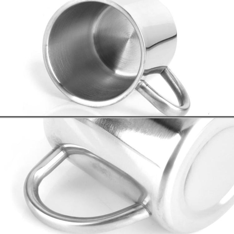 Cốc cà phê thép không gỉ hai lớp, cốc giữ nhiệt di động, cốc du lịch, cốc cà phê, cốc sữa trà, cốc bia, cốc nước văn phòng đôi, dung tích 220ML, 300ML, 400ML
