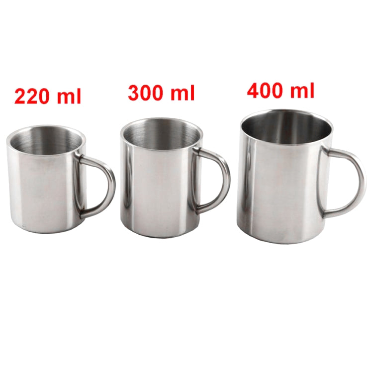 Cốc cà phê thép không gỉ hai lớp, cốc giữ nhiệt di động, cốc du lịch, cốc cà phê, cốc sữa trà, cốc bia, cốc nước văn phòng đôi, dung tích 220ML, 300ML, 400ML