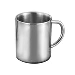 Cốc cà phê thép không gỉ hai lớp, cốc giữ nhiệt di động, cốc du lịch, cốc cà phê, cốc sữa trà, cốc bia, cốc nước văn phòng đôi, dung tích 220ML, 300ML, 400ML