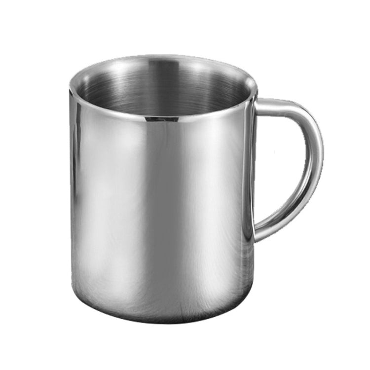 Cốc cà phê thép không gỉ hai lớp, cốc giữ nhiệt di động, cốc du lịch, cốc cà phê, cốc sữa trà, cốc bia, cốc nước văn phòng đôi, dung tích 220ML, 300ML, 400ML
