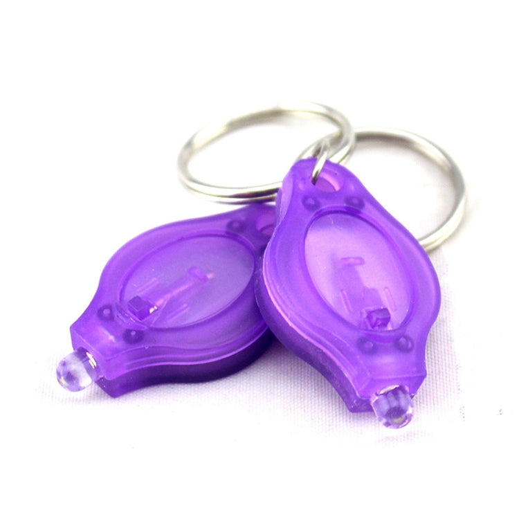 2 chiếc đèn pin móc khóa mini bỏ túi LED siêu sáng đèn bóp đèn vòng chìa khóa khẩn cấp ngoài trời đèn pin