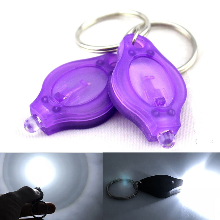 2 chiếc đèn pin móc khóa mini bỏ túi LED siêu sáng đèn bóp đèn vòng chìa khóa khẩn cấp ngoài trời đèn pin