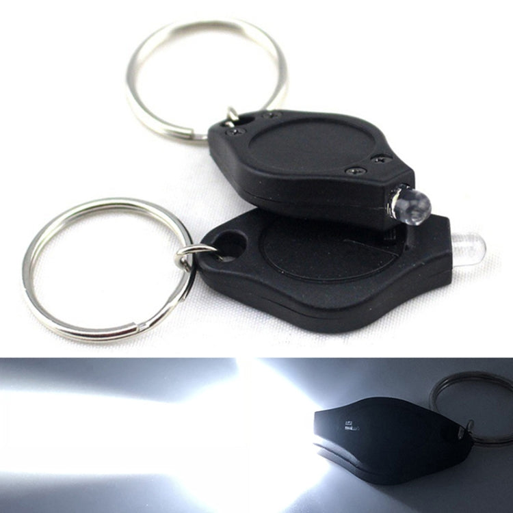 2 chiếc đèn pin móc khóa mini bỏ túi LED siêu sáng đèn bóp đèn vòng chìa khóa khẩn cấp ngoài trời đèn pin
