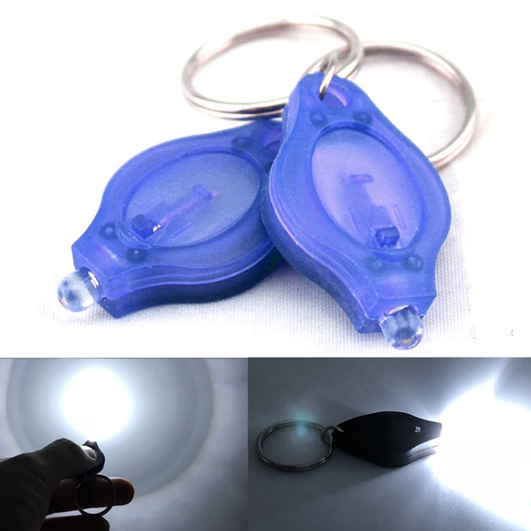 2 chiếc đèn pin móc khóa mini bỏ túi LED siêu sáng đèn bóp đèn vòng chìa khóa khẩn cấp ngoài trời đèn pin