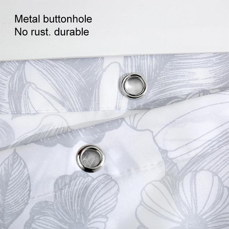 Rèm phòng tắm chống thấm polyester hình bướm Có thể giặt, 80x180cm, 120x180cm
