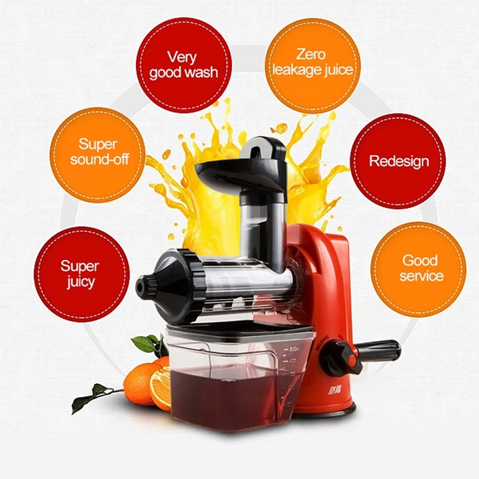 Máy ép trái cây đa năng thủ công dùng trong nhà ép táo cam cỏ lúa mì di động DIY, EU, Mỹ