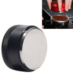 Dụng cụ nén bột cà phê Macaron bằng thép không gỉ, phẳng, ba múi, có ren