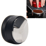 Dụng cụ nén bột cà phê Macaron bằng thép không gỉ, phẳng, ba múi, có ren