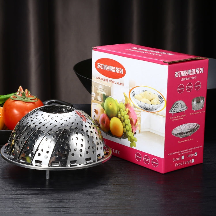 Khay hấp sen bằng thép không gỉ có thể gập và thu vào, khay hấp sen