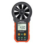 Máy đo tốc độ gió và lưu lượng không khí hiển thị kỹ thuật số chính xác cao PEAKMETER, MS6252A đo tốc độ gió, lưu lượng không khí, MS6252B đo nhiệt độ, độ ẩm, USB