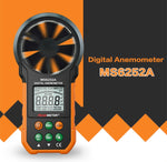 Máy đo tốc độ gió và lưu lượng không khí hiển thị kỹ thuật số chính xác cao PEAKMETER, MS6252A đo tốc độ gió, lưu lượng không khí, MS6252B đo nhiệt độ, độ ẩm, USB
