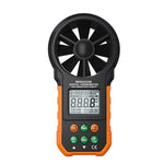 Máy đo tốc độ gió và lưu lượng không khí hiển thị kỹ thuật số chính xác cao PEAKMETER, MS6252A đo tốc độ gió, lưu lượng không khí, MS6252B đo nhiệt độ, độ ẩm, USB
