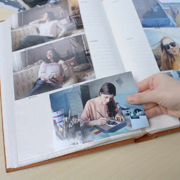 Album ảnh 4R 6 inch 300 tấm 50 trang bằng vải nỉ, quà Giáng Sinh sáng tạo, album lưu trữ bưu thiếp