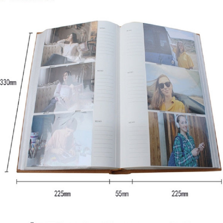 Album ảnh 4R 6 inch 300 tấm 50 trang bằng vải nỉ, quà Giáng Sinh sáng tạo, album lưu trữ bưu thiếp