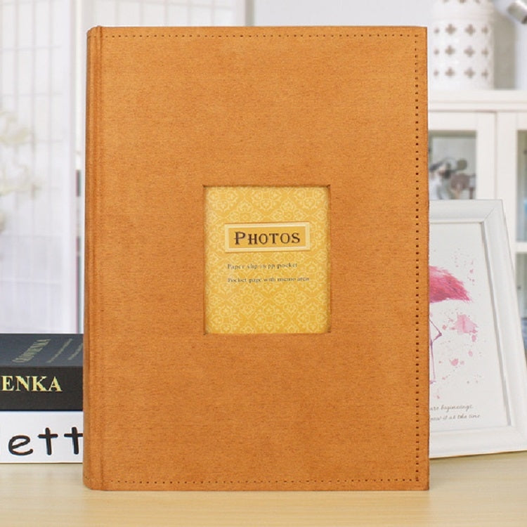 Album ảnh 4R 6 inch 300 tấm 50 trang bằng vải nỉ, quà Giáng Sinh sáng tạo, album lưu trữ bưu thiếp