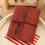 Album ảnh giấy kraft cổ điển vintage bọc da PU
