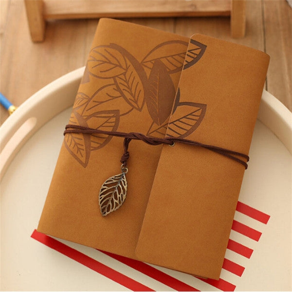 Album ảnh giấy kraft cổ điển vintage bọc da PU