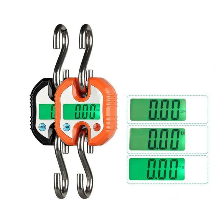 Cân móc điện tử mini di động chịu tải nặng 150kg, màu giao ngẫu nhiên, 150kg x 100g