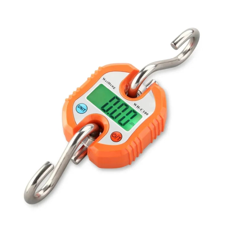 Cân móc điện tử mini di động chịu tải nặng 150kg, màu giao ngẫu nhiên, 150kg x 100g