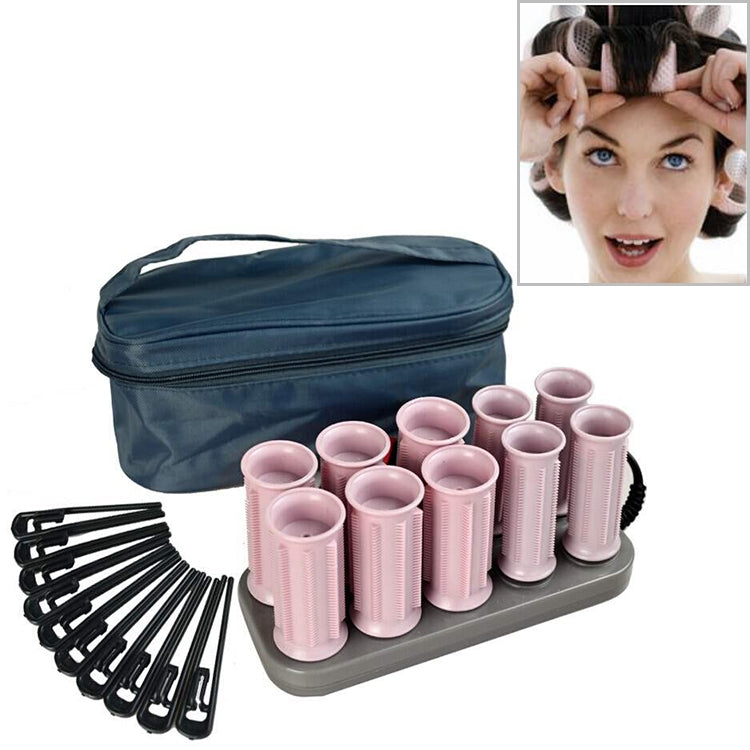 Bộ 10 cây lô cuốn tóc điện, lô cuốn tóc nhiệt tạo kiểu xoăn