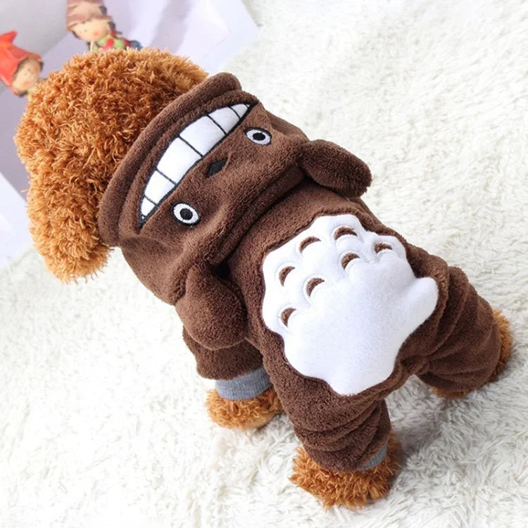 Bộ Trang Phục Lông San Hô Thú Cưng Áo Ấm Chinchillas Dễ Thương Cho Chó, XS, S, M, L, XL, 2XL