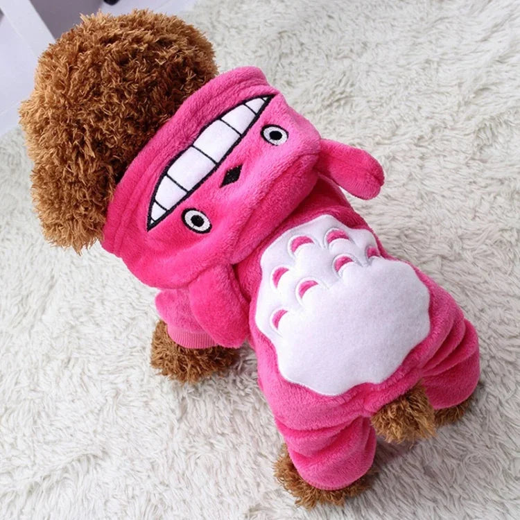 Bộ Trang Phục Lông San Hô Thú Cưng Áo Ấm Chinchillas Dễ Thương Cho Chó, XS, S, M, L, XL, 2XL