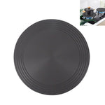 Đĩa dẫn nhiệt bếp gas, đĩa rã đông nhanh nhà bếp, chống cháy, màu đen, đường kính 24cm, 28cm