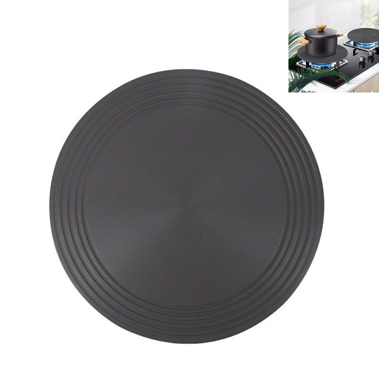 Đĩa dẫn nhiệt bếp gas, đĩa rã đông nhanh nhà bếp, chống cháy, màu đen, đường kính 24cm, 28cm