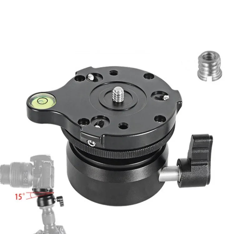 Đế điều chỉnh ngang đa năng BENXIN DY-60N cho máy ảnh SLR xoay toàn cảnh, đế bán cầu, DY-60N 1/4 inch