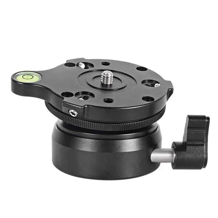 Đế điều chỉnh ngang đa năng BENXIN DY-60N cho máy ảnh SLR xoay toàn cảnh, đế bán cầu, DY-60N 1/4 inch