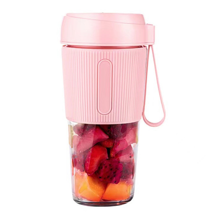 Máy xay sinh tố mini cầm tay, máy ép trái cây điện di động, kiểu 2 (màu hồng), kiểu 2 (màu xanh hải quân)