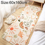 Thảm dệt len cừu không trượt cạnh giường phòng ngủ, kích thước 40×120 cm, 60×160 cm, 60×180 cm