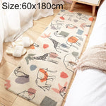Thảm dệt len cừu không trượt cạnh giường phòng ngủ, kích thước 40×120 cm, 60×160 cm, 60×180 cm