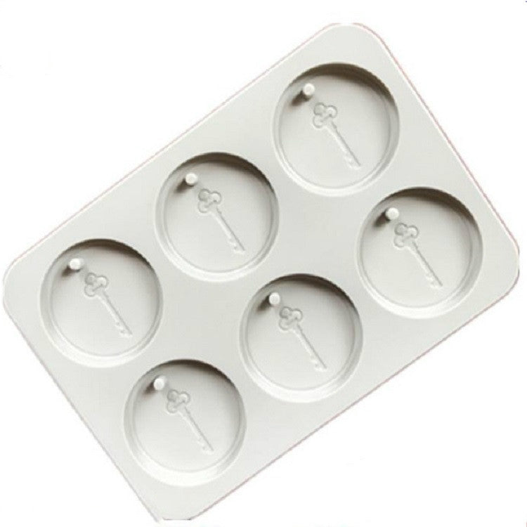 Khuôn silicon làm xà phòng thủ công thơm liệu, hình chữ nhật sáu ô, ba chữ nhật ba hình bầu dục, sáu ô hình thoi, ba hình tròn ba vòng, sáu ô hình tròn có chìa khóa