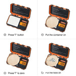 Cân kỹ thuật số mini chính xác cho trang sức vàng bạc, Phiên bản tiếng Anh 200g/0.01g