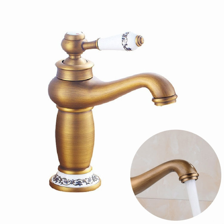Vòi đồng cổ điển nóng lạnh đôi men sứ xanh trắng, màu đen, cổ điển, bạch kim, đen vàng