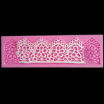 Dụng cụ làm bánh tự làm, khuôn silicon ren trang trí xung quanh bánh fondant, khuôn socola, khuôn silicon ren