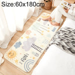 Thảm sọc hoạt hình cho sofa nhà, thảm phòng ngủ cạnh giường, thảm chống trượt lông cừu, kích thước 40×120 cm, 60×160 cm, 60×180 cm