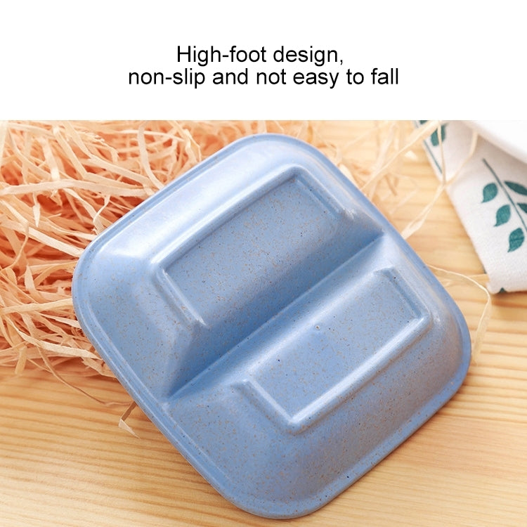 10 món phụ kiện nhà bếp 2 trong 1 đĩa nước sốt gia vị, đĩa salad bằng rơm lúa mì