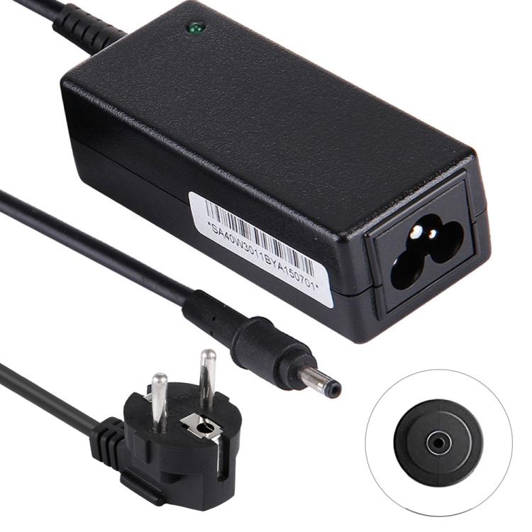 Adapter nguồn AC 40W 19V 2.1A cho Samsung AD-4019W / AA-PA2N40L / BA44-00278A / NP900X1A / NP900X1B, cổng: 3.0x1.1mm, phích cắm EU