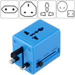 Bộ chuyển đổi phích cắm du lịch toàn cầu có thể giấu với cổng sạc USB kép tích hợp cho Mỹ, Anh, Úc, EU