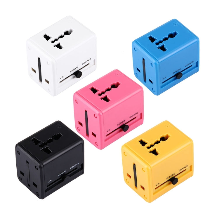 Bộ chuyển đổi phích cắm du lịch toàn cầu có thể giấu với cổng sạc USB kép tích hợp cho Mỹ, Anh, Úc, EU