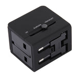 Adapter Sạc Ổ Cắm USB Đôi 5V 2.1A, Phích Cắm UK / EU / US / AU, 5V 2.1A